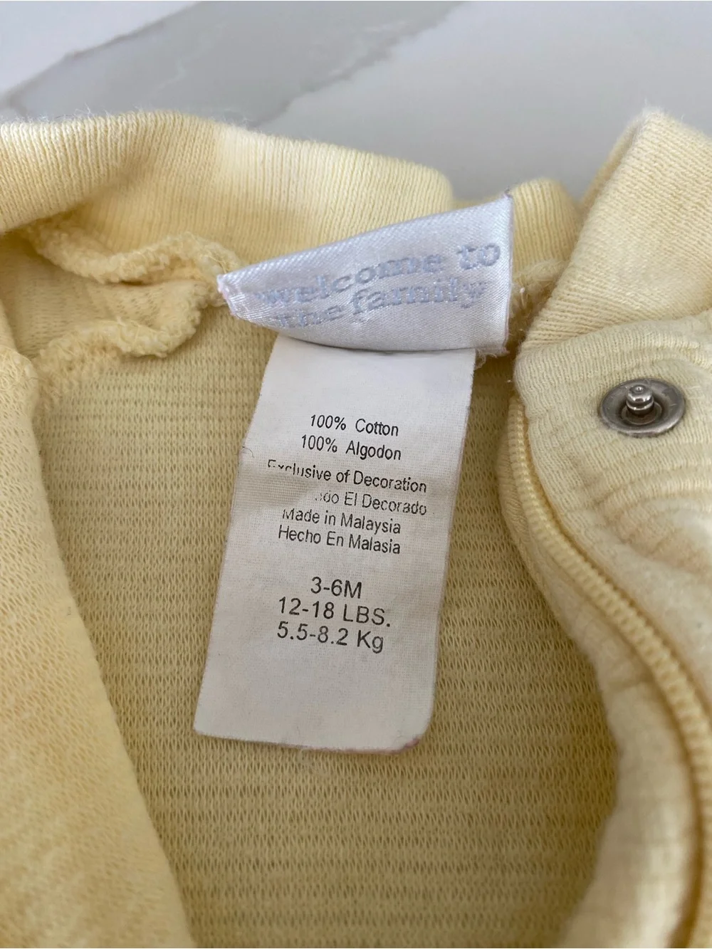 Vtg Carter’s ribbed Footed Zip Coverall One-Piece Bear Embroidered sleeper 3-6M